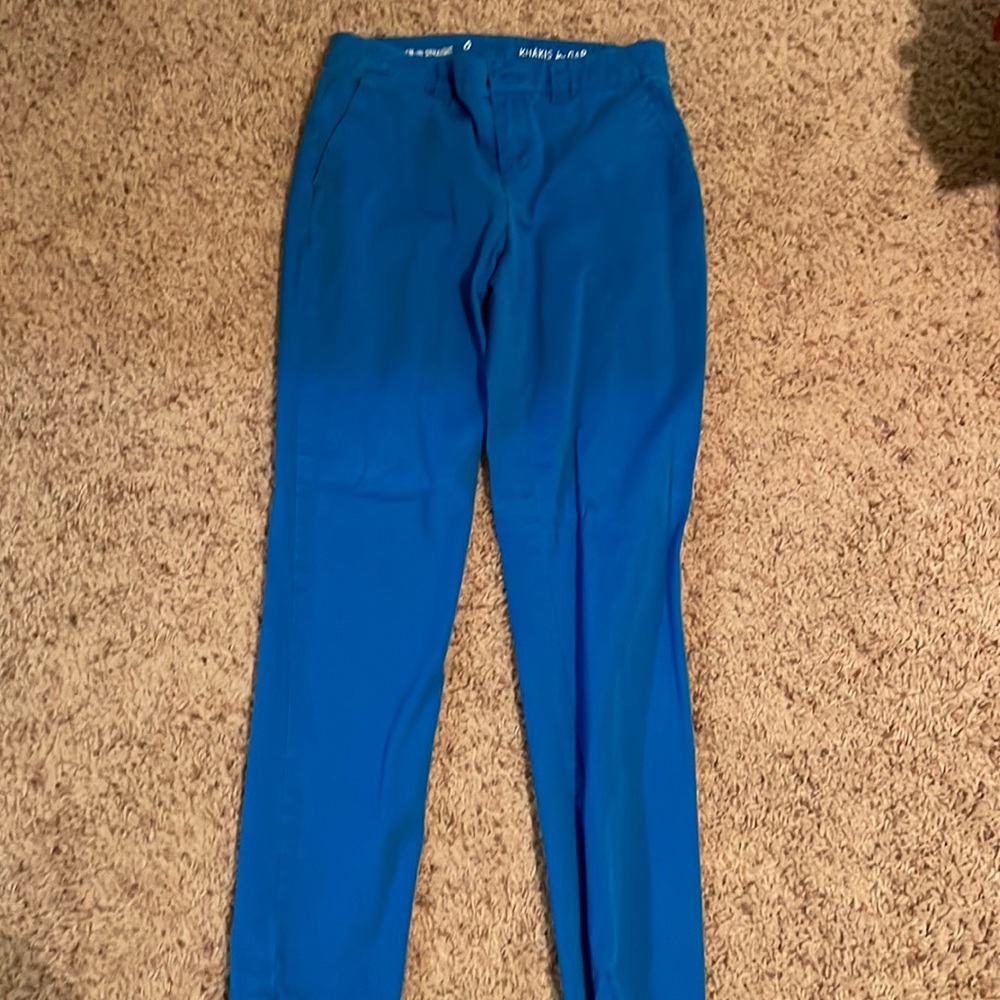 Royal blue khaki pants by GAP